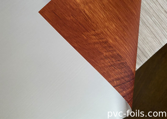Altın meşe PVC Laminasyon Renkli Film Pencere ve Kapı Profili Sarma için