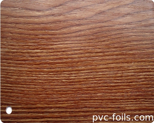 Altın meşe PVC Laminasyon Filmi Plastik Pencere Sill Panel Yüzey Dekorasyonu için