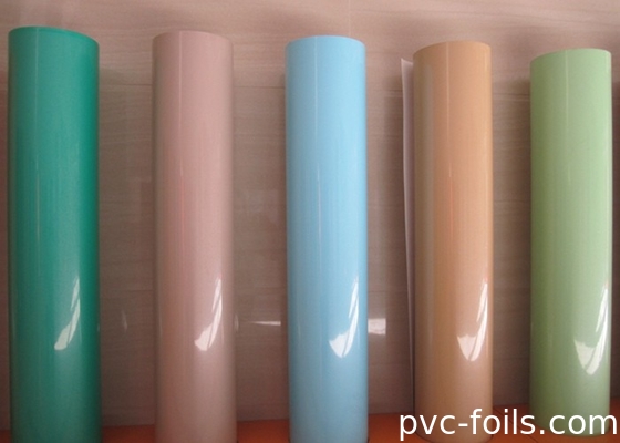 Yüksek Parlaklıklı Parlaklık Tasarımı PVC Panel için PVC Laminasyon Filmi Katı Renkli Metallik