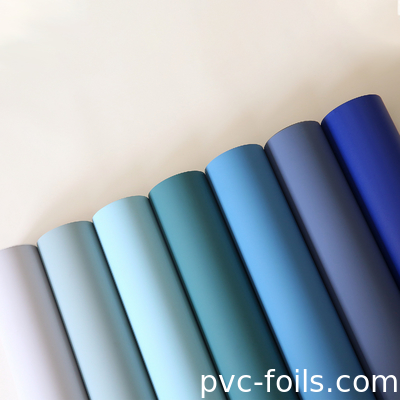 Kabine Kapıları Membran Baskı için Mono Color Pvc Dekoratif Folyo Rulo