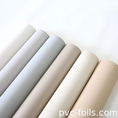 Parmak izi önleyici katı renkli PVC Mobilya Filmi