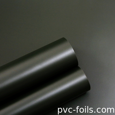 İç mobilya laminasyonu için Metal Renkli PVC Dekoratif Film