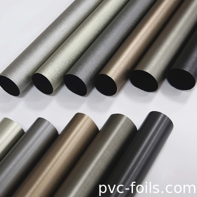 İç mobilya dekorasyonu için metal renkli PVC kendi kendine yapışkan film
