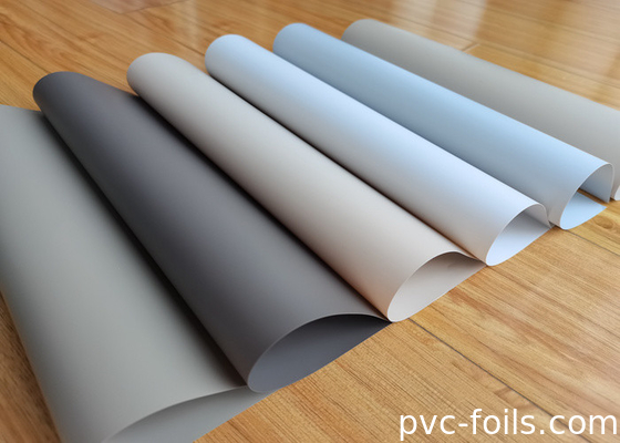 Laminasyon için süper mat katı renkli PVC Mobilya Dekoratif Üstleme Filmi