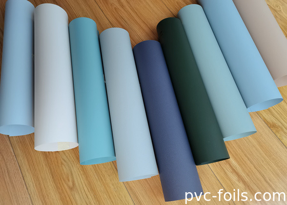 Yumuşak Dokunma Parmak izi önleyici PVC Dekoratif Film Ruloları Membran Baskı için