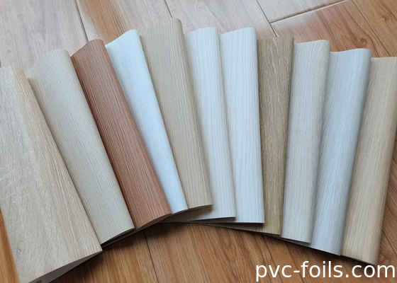 Kabin ve mobilya dekorasyonu için süper mat ahşap tanesi PVC filmi
