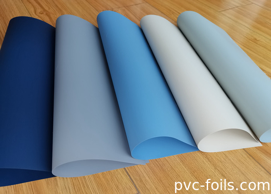 Mavi Süper Mat Katı Renkli DIY Ev Dekoru İçin Kendine Yapışkan PVC Filmi