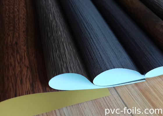Mobilya kaplama için ahşap tanesi kendine yapışkan PVC dekoratif folyo