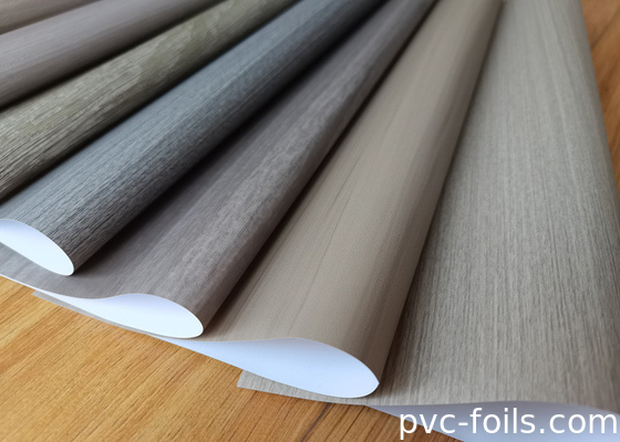 Ev eşyaları ve iç dekorasyon için ahşap etkisi mat PVC iç film
