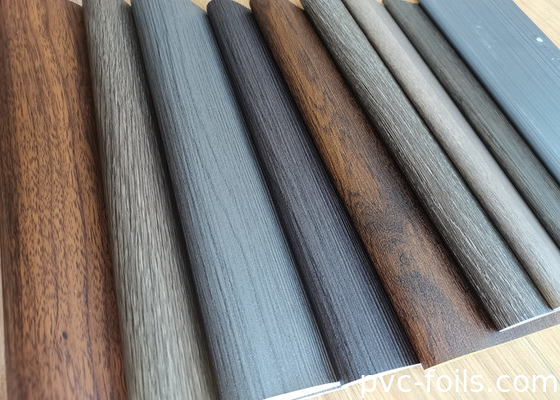 Pencere ve Kapı Profilleri İçin Doğal Meşe Ahşap Tanesi PVC Laminasyon Filmi