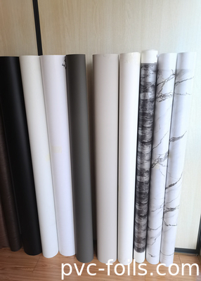Mermer Efekti PVC Dekoratif Filmi Vakum Baskı için Tam Baskı Genişliği 1400mm
