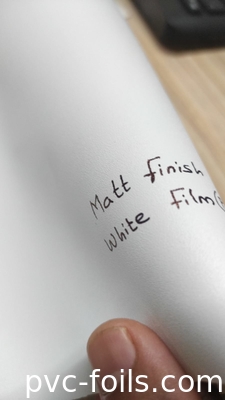 Mat Finish PVC Dekoratif Filmi 1.2 mm Akrilik Yapraklar için, 0.15 mm Kalınlığı