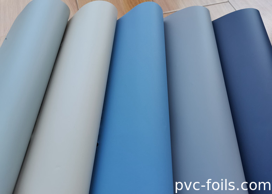Yumuşak dokunma mat PVC dekoratif filmi zar kapılar ve vakum basın için