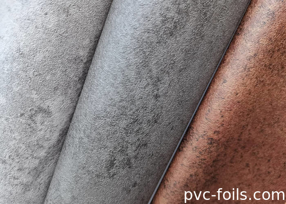 Modern iç mekan uygulamaları için vakum yapısı beton yapısı PVC filmi