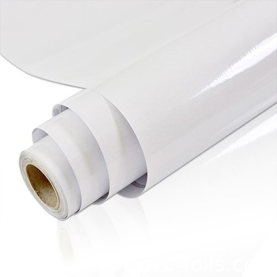 Laminasyon Yarım parlak bitirme için özelleştirilebilir Katı Renkli PVC Dekoratif Film