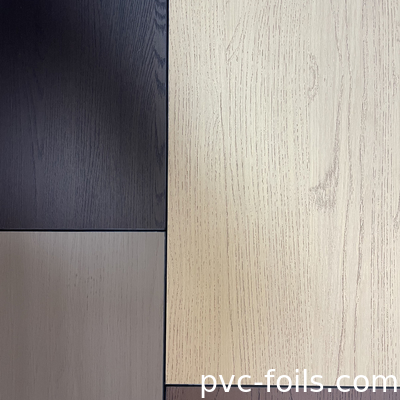 0.14mm PVC Dekoratif Laminasyon Filmi Ahşap Dokusu Çıkartma Filmi Ahşap Tasarımı Laminasyonlu Yaprak için
