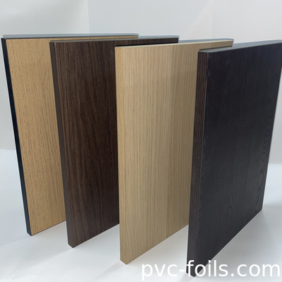0.3mm Derin Emboss PVC Dekoratif Film Ağaç Tanesi Mobilya Dolabı Kapıları için PVC Membran Folyo