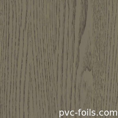 Otel Dekorasyonu Yenilemesi İçin Koyu Ahşap Desenli Kendinden Yapışkanlı PVC Vinil Film