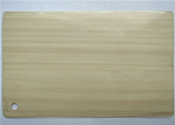 Parlak Ahşap Tahıl Pvc Vinil Dolap Kapıları 0.30mm 0.50mm Kalın