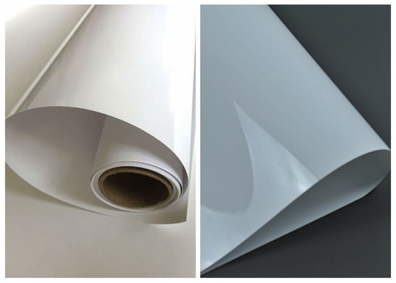 Katı Renkli Beyaz Yüksek Parlaklıklı Pvc Laminat Filmi İç Oda Dolapları İçin