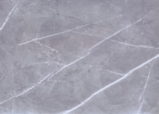 MDF Duvar Paneli İçin Gri Mermer Parlak PVC Film