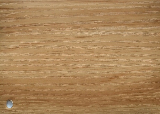 Vakum Membran 0.10mm Kalınlık için Meşe Renk Ahşap Tahıl PVC Dekoratif Folyo