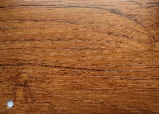 Vakum Membran 0.10mm Kalınlık için Meşe Renk Ahşap Tahıl PVC Dekoratif Folyo