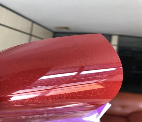 Kabin Kapağı Parlak Katı İçin 0.6mm Metalize Pvc Film