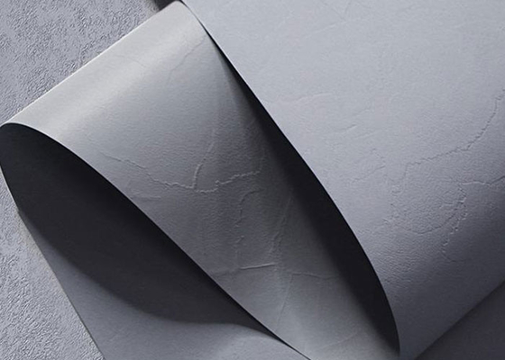 0.30mm Kabartmalı PVC Film Rulo Çimento Duvar Laminasyonu Düz Renk