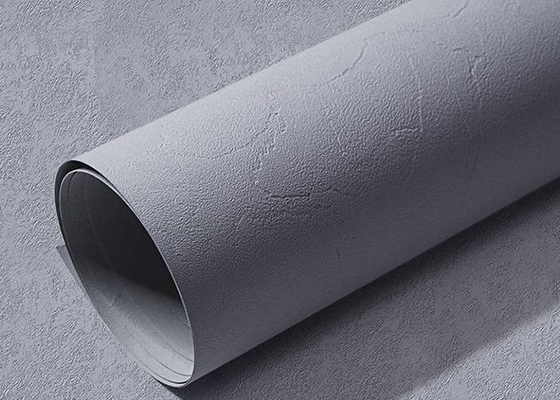 0.30mm Kabartmalı PVC Film Rulo Çimento Duvar Laminasyonu Düz Renk