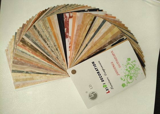 0.50mm Kalınlık Dekoratif PVC Film Masa Örtüsü İçin Parlak Mermer Tasarım