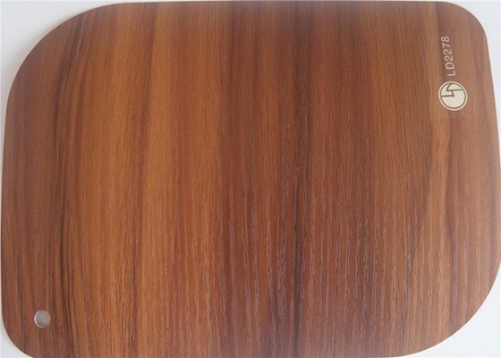 Mobilya Pvc Membran Filmi Ahşap Tasarım Dekorasyonu 0.3mm 0.4mm